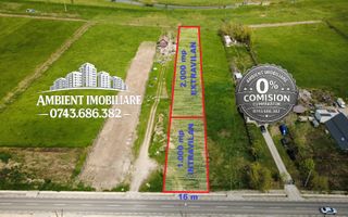 TEREN 1.000 mp intravilan + 2.000 mp extravilan, zona BRODOC; - Poză 1