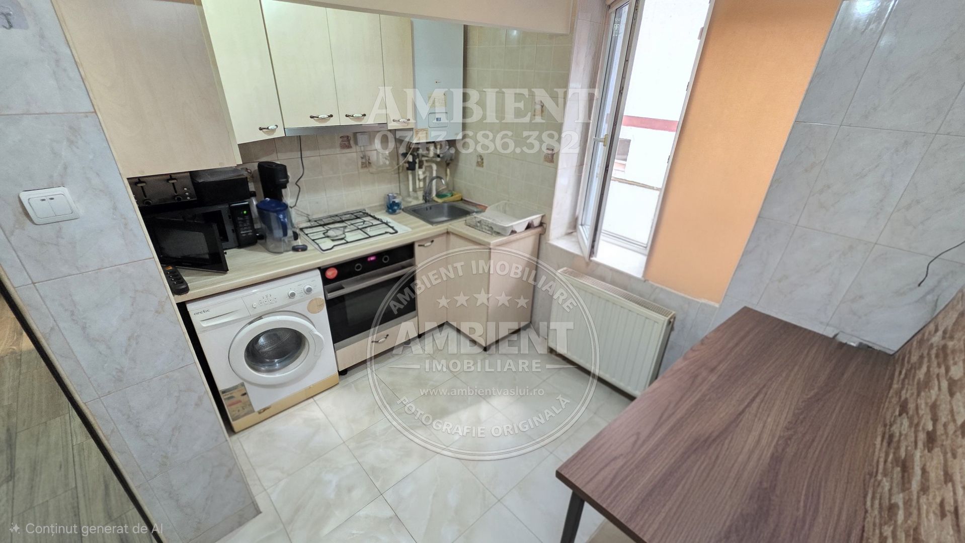 Apartament cu 2 camere, etaj 1, mobilat și utilat, VASLUI - zona COPOU; - Poză 7