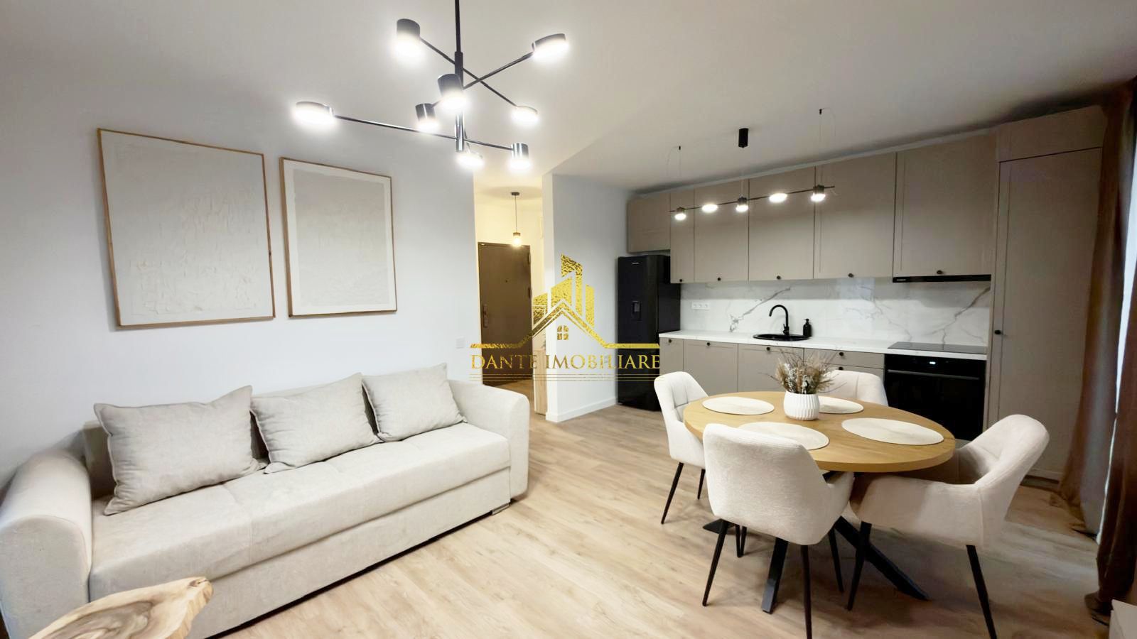 2 camere, ultrafinisat, modern, bloc nou, balcon, parcare, Floresti - Poză 3