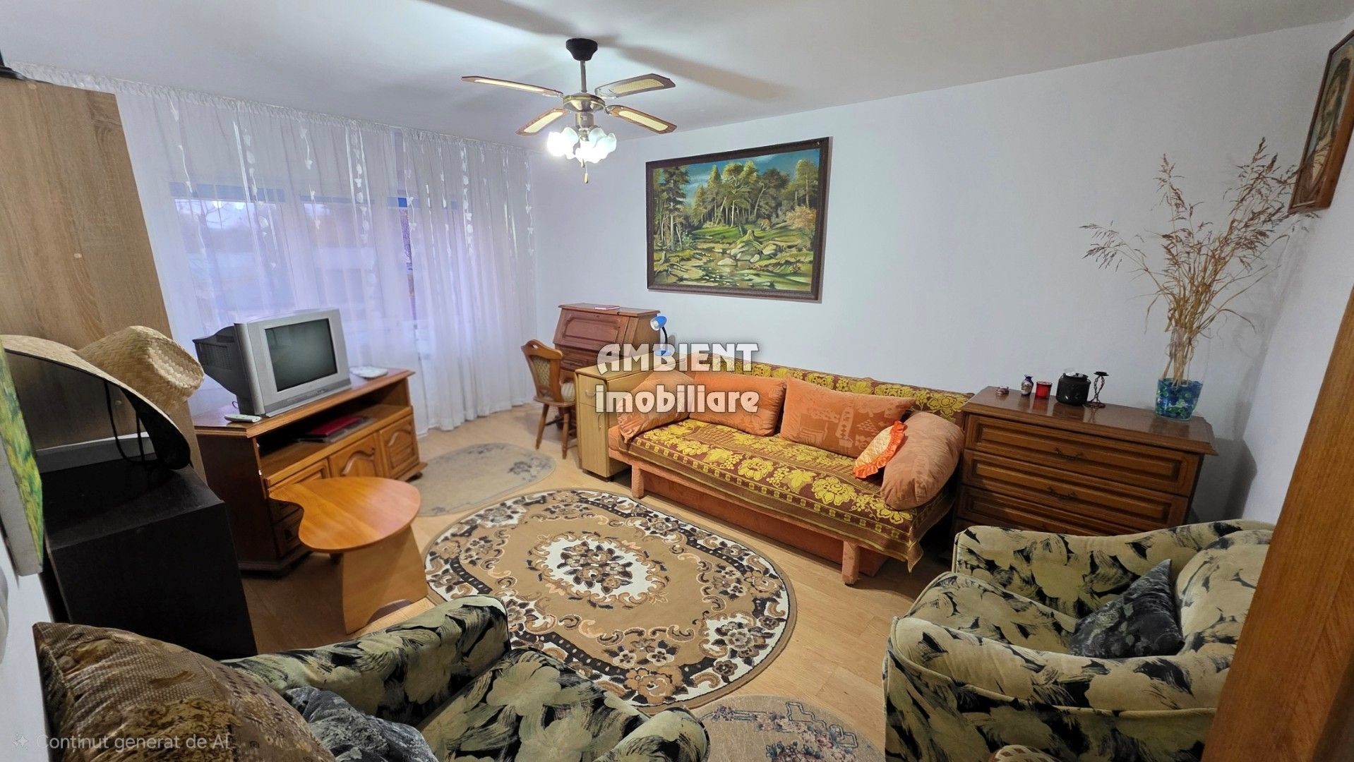 Apartament 2 camere, mobilat și utilat, Vaslui, zona TRAIAN - Crucea Garii; - Poză 2