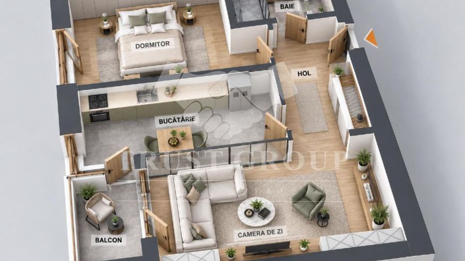 Aparatment 2 camere Bucurestii Noi | Loc de parcare - Poză 9