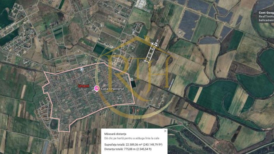 De vanzare parcele teren intravilan in Urseni  pentru constructii rezidentiale. - Poză 3