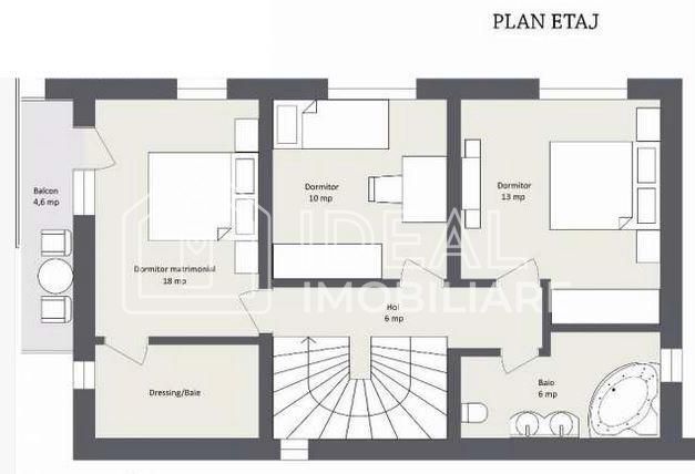 Casa Individuala Moderna cu 5 camere, in Cartierul Arhitectilor - Schiță 12