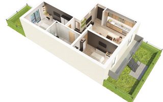 Apartament 61.2 mp utili 3 camere si gradina 47 mp in Dna Stanca - Poză 10