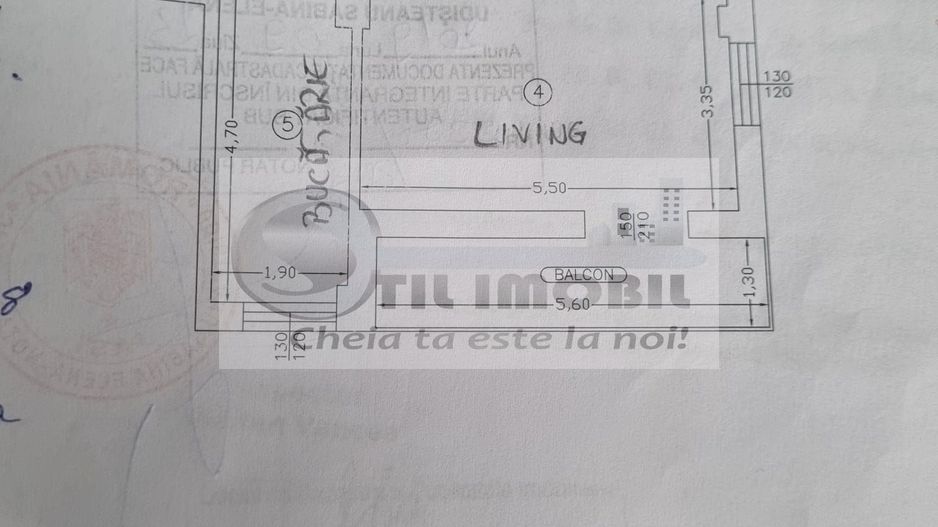 INTABULAT-Apartament 2 camere, 59mp, et.2 – Copou - Poză 8