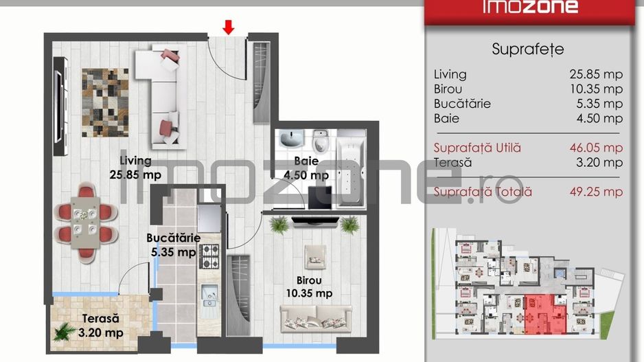 Drumul Taberei - Raul Doamnei, bloc nou,  2 camere,  parter inalt, balcon - Poză 11