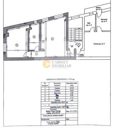 2 Camere - 60MP | Credit | 2/4 | Bloc 2013 | Metrou Grozavesti - 2 min - Schiță 9