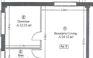 Apartament 2 camere,  finisat, Beta Residence - Poză 5