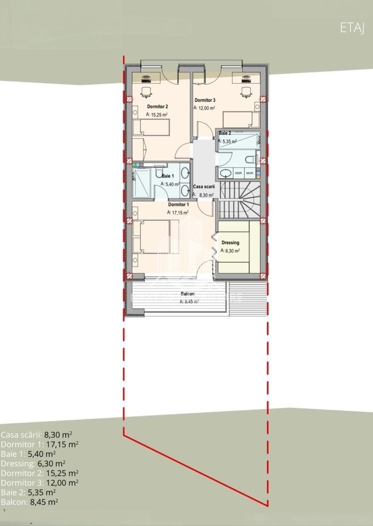 Casa 4 camere complex rezidential, 2 locuri de parcare , Palazu Mare - Poză 15