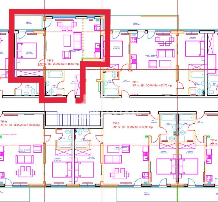 Apartament 2 camere de vânzare, Doamna Stanca, Sibiu, Parcare inclus - Poză 4