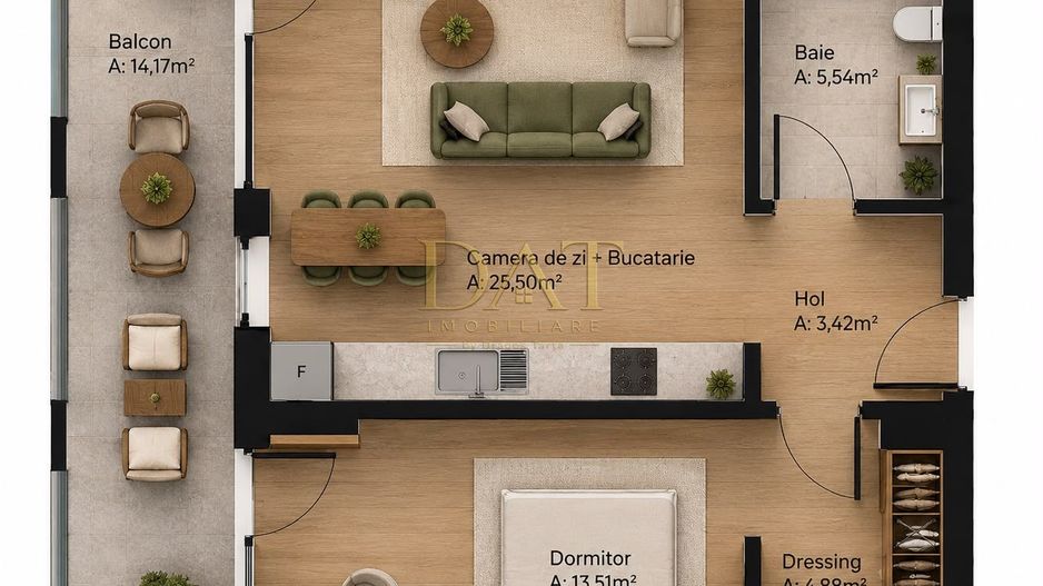 Apartament 2 camere | parcare inclusa | bloc nou | Sopor - Poză 3