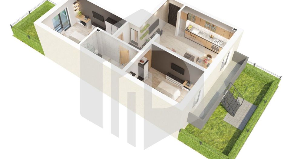 Dedeman | Apartament 3 camere + 2 Gradini 47mp | Doamna stanca - Poză 9