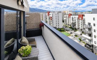 DUPLEX MODERN CU 3 CAMERE TERASĂ PARCARE ȘI BOXĂ CORESI - Poză 3