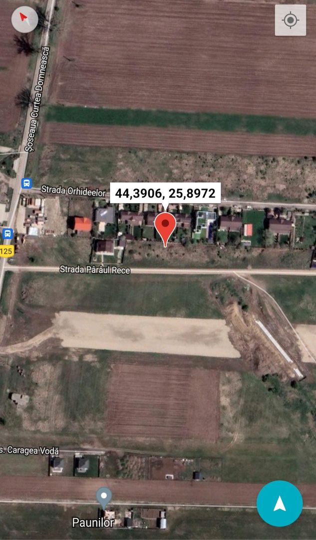 Teren intravilan in comuna Domnesti - sat Teghes - Poză 1