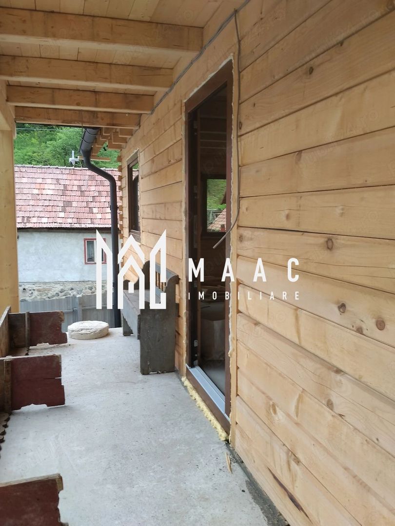 Casă nouă din lemn | Curte generoasă | Rășinari - Poză 1