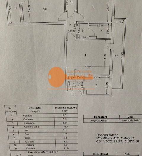 3 camere Drumul Taberei-Tudor Vladimirescu(bloc reabilitat ) - Poză 6