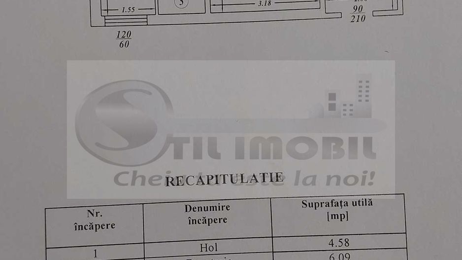 Vand apartament cu 2 camere, SD -Podul Ros - Poză 7