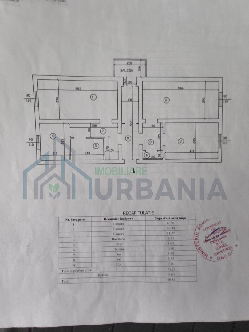 Apartament 3 camere, 76 mp, în zona Poitiers-Frumoasa, Iași - Poză 4