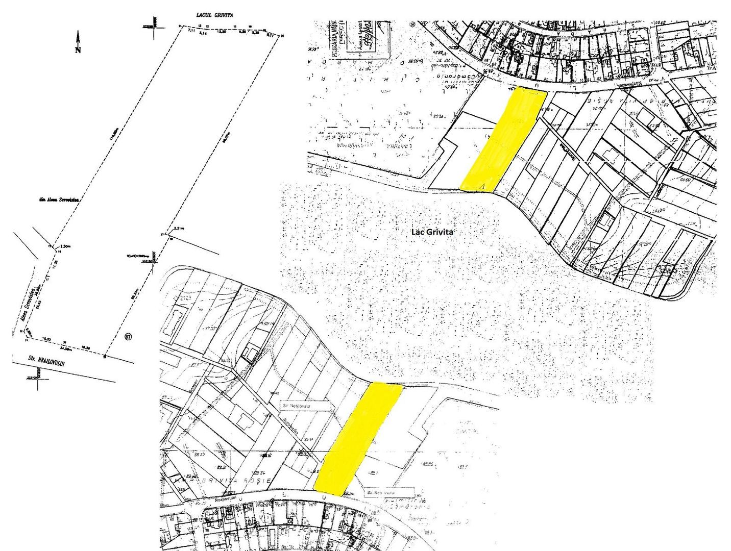 Teren 5963 mp deschidere lac Grivita 42 m cu deschidere la strazi 77 m - Schiță 13