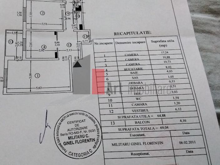 APARTAMENT DE 3 CAMERE TEIUL D0AMNEI - Poză 10