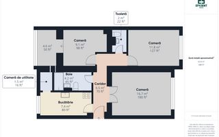 Apartament cu 3 camere parter zona Aurel Vlaicu - Arad - Poză 20