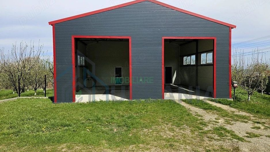 Hală nouă de 120 mp cu teren de 800 mp, Scobiți, jud. Iași – vânzare sau schimb cu apartament - Poză 1