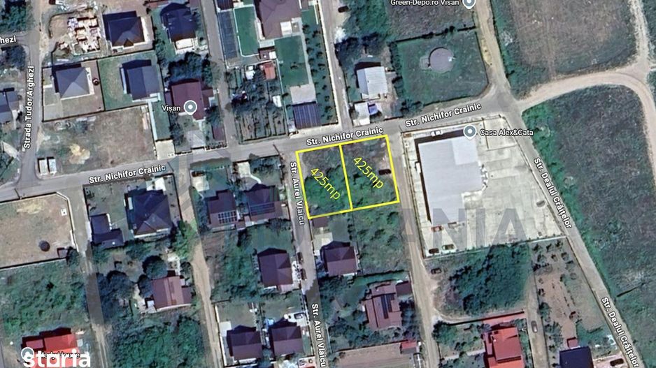 Teren intravilan de vânzare în Bucium - Vișan, Iași, cu acces la asfalt și utilități - Poză 1