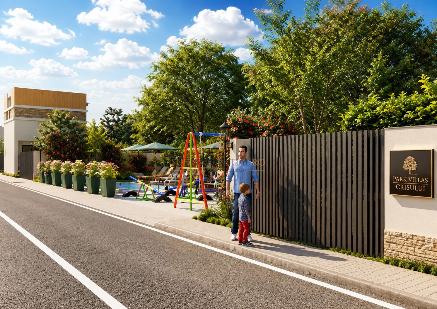 Vila individuala | Ansamblu privat cu piscina Bragadiru-Independentei - Poză 1