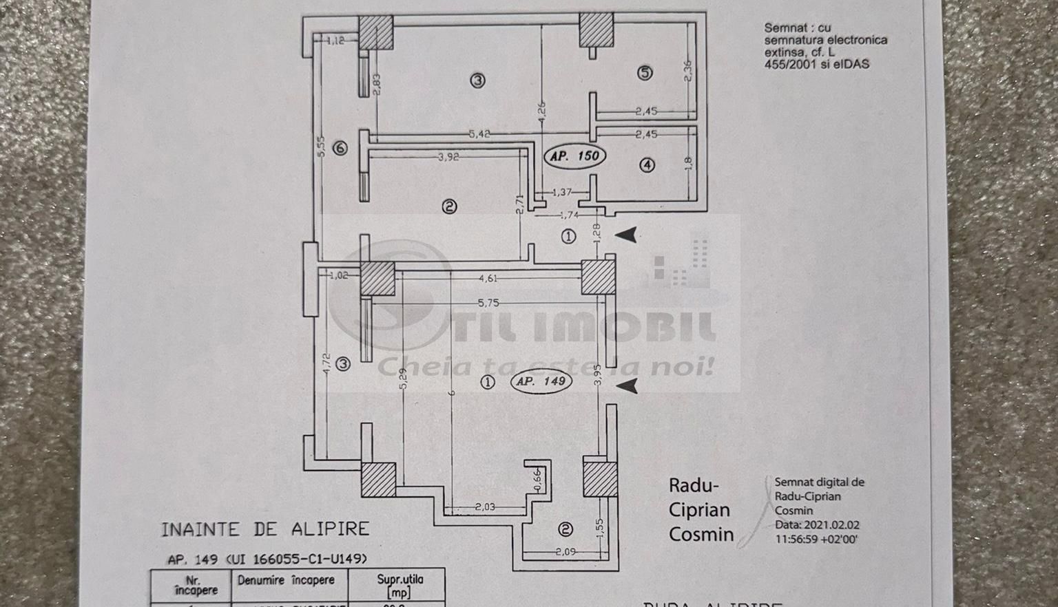 Apartament 3 Camere PREMIUM – Etaj 11/12 – INTABULAT – Complex Lazar R - Poză 9