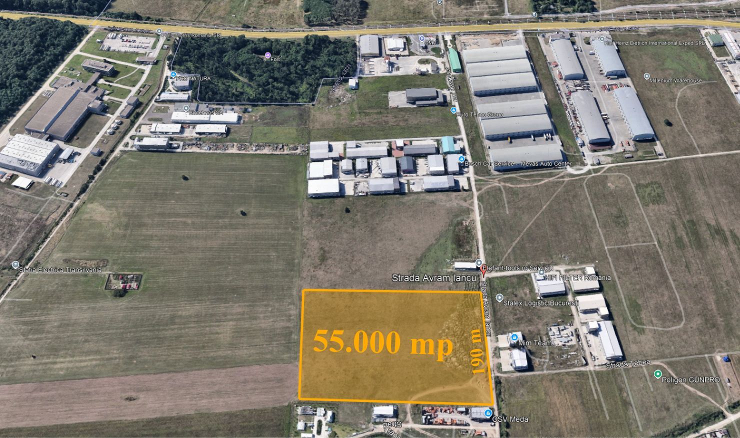 Teren logistic - Otopeni - Str. Avram Iancu - Parcelabil - Schiță 4