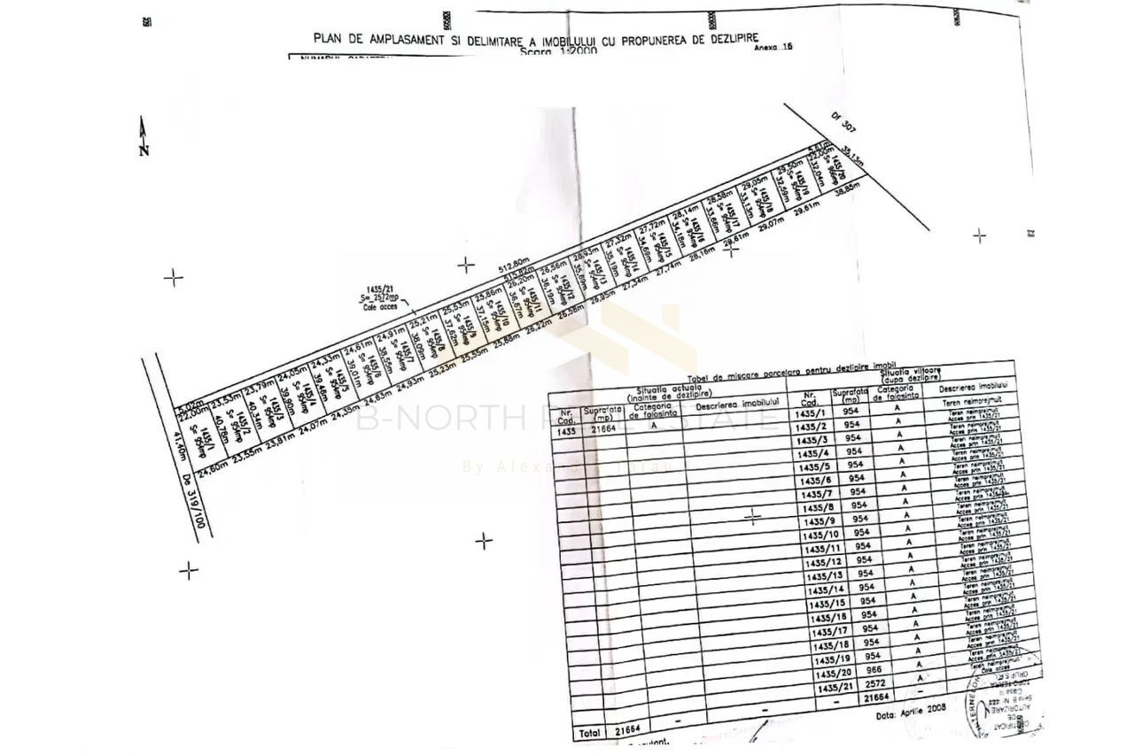 Teren intravilan de vânzare Cernica – Tânganu | 4 loturi x 954 mp | Investiție - Poză 4