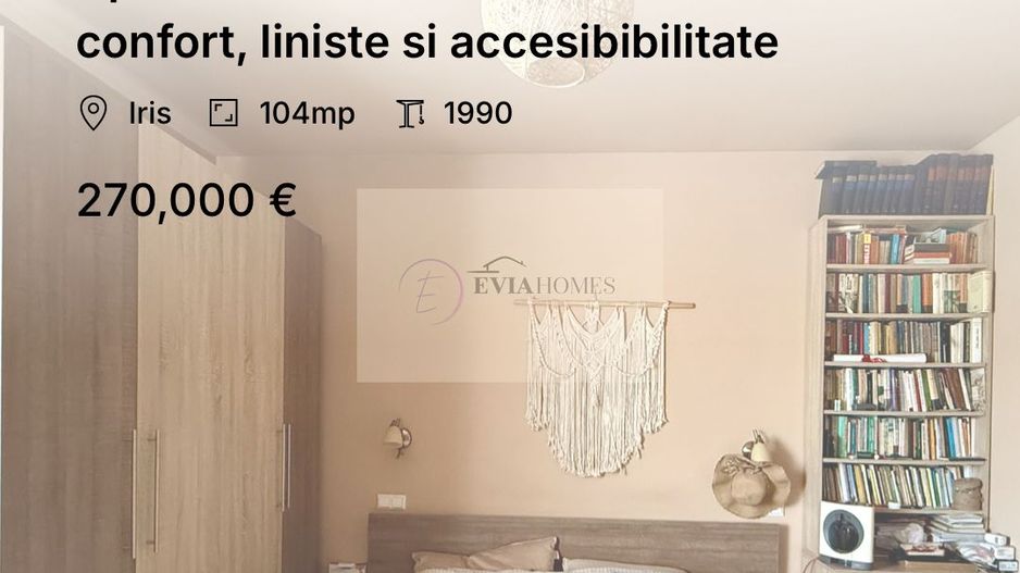 Apartament cu 4camere in zona Ira–confort, liniste si accesibibilitate - Poză 1