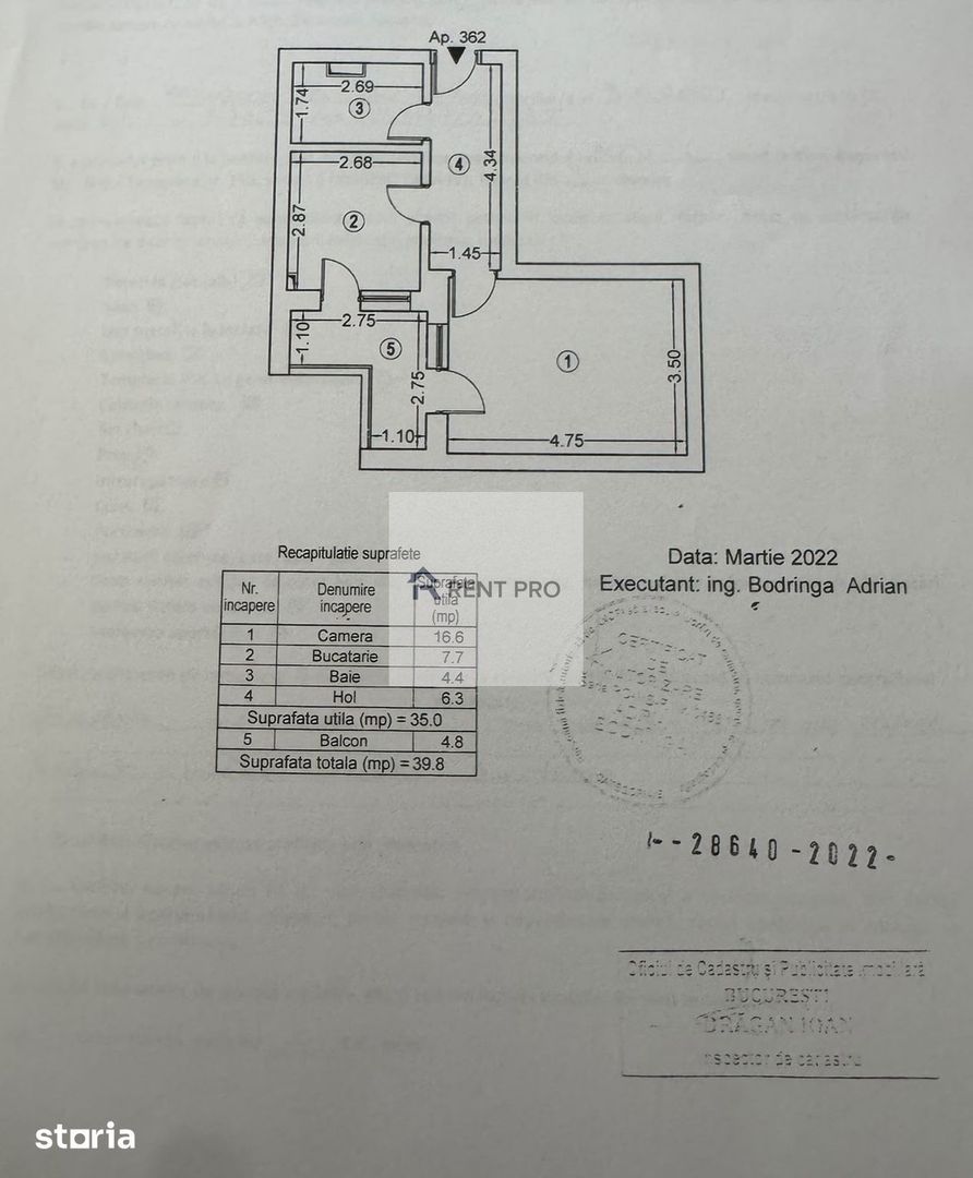 Garsonieră decomandată de vânzare | Plaza Residence Faza 4 | 39,8 mp - Poză 10