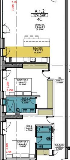 Stațiunea Mamaia - Vânzare apartament cu 4 camere, 3 bai cu vedere la mare. - Poză 31