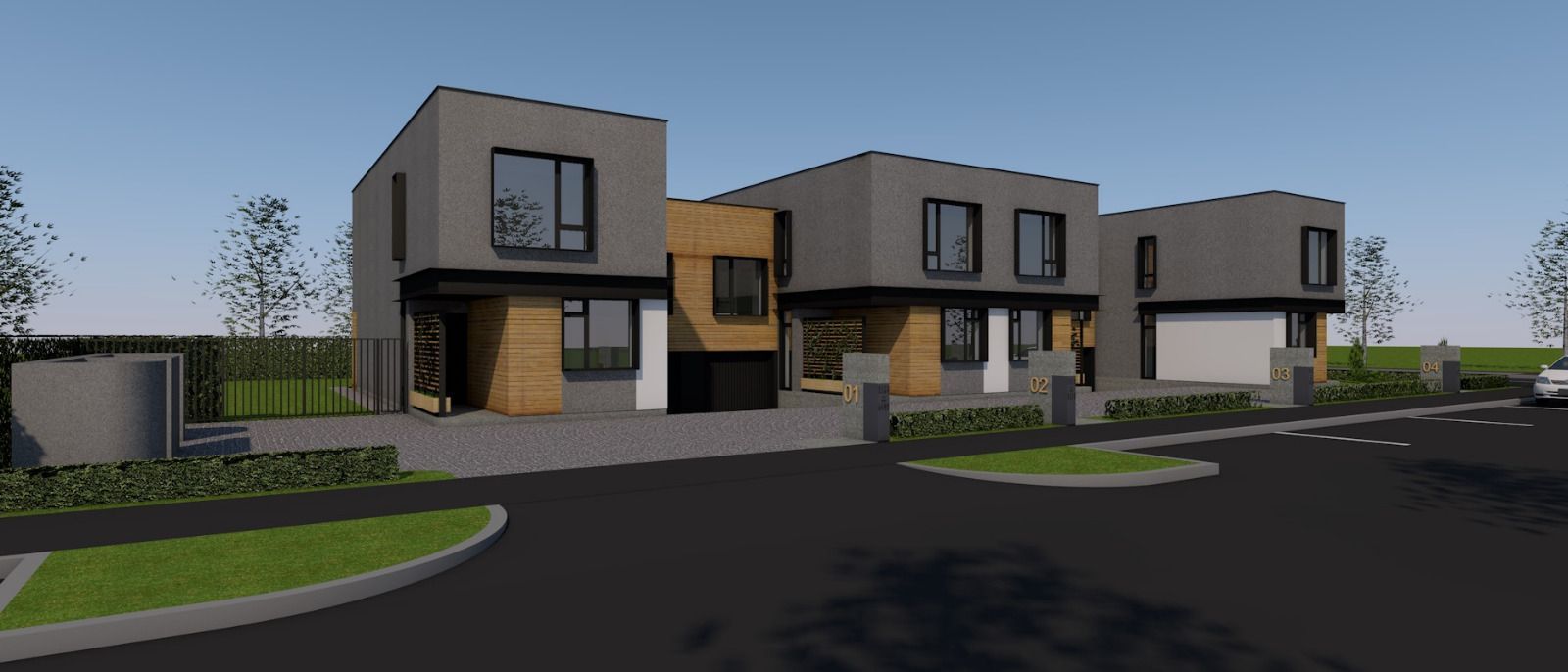 Case insiruite | D+P+1E | 4 camere | 4 Bai | Garaj | Smart | Panouri - Poză 1