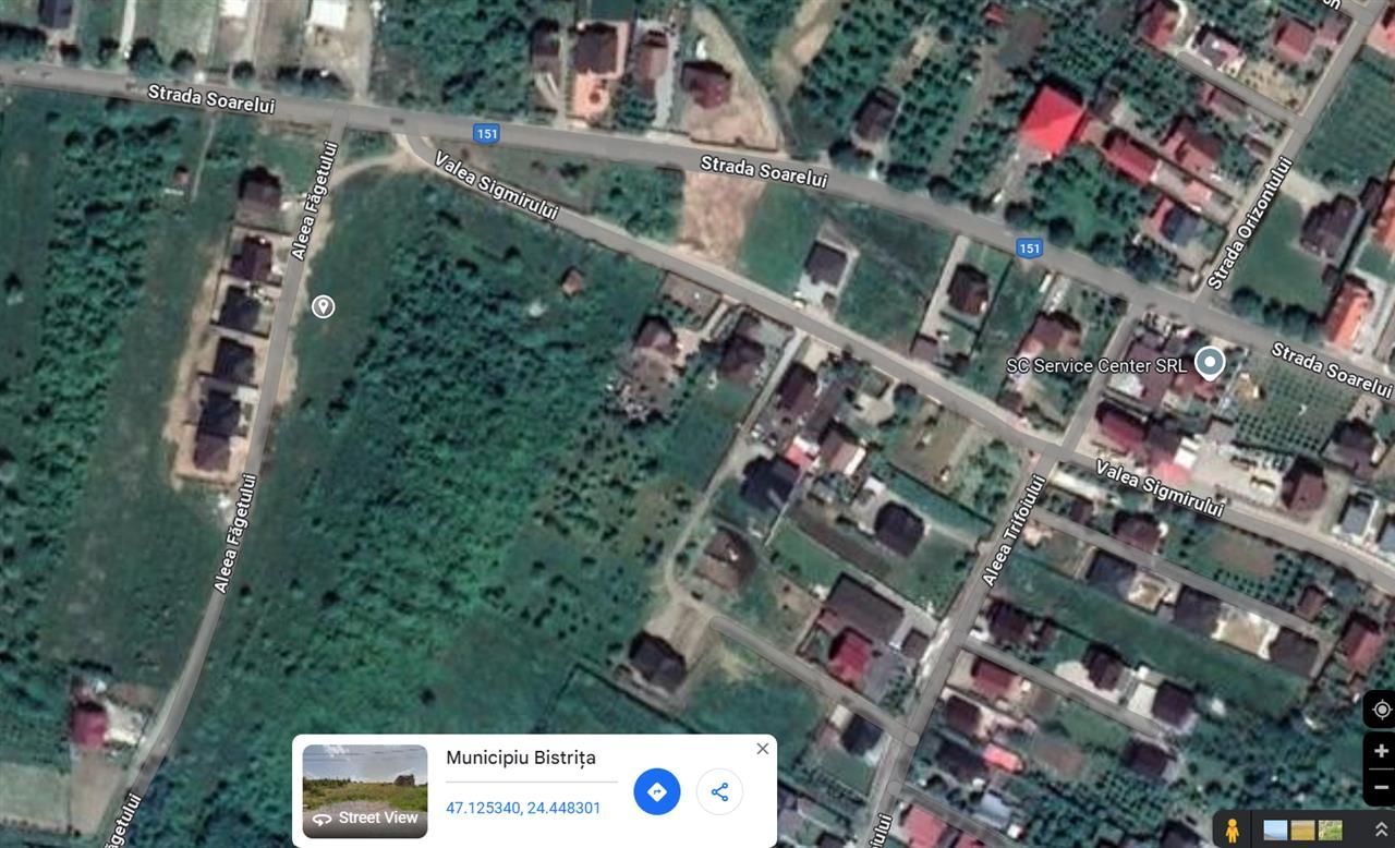 teren intravilan - Aleea Fagetului - 680 mp + 87 mp drum de acces - 5700 Euro/Ar - Poză 3