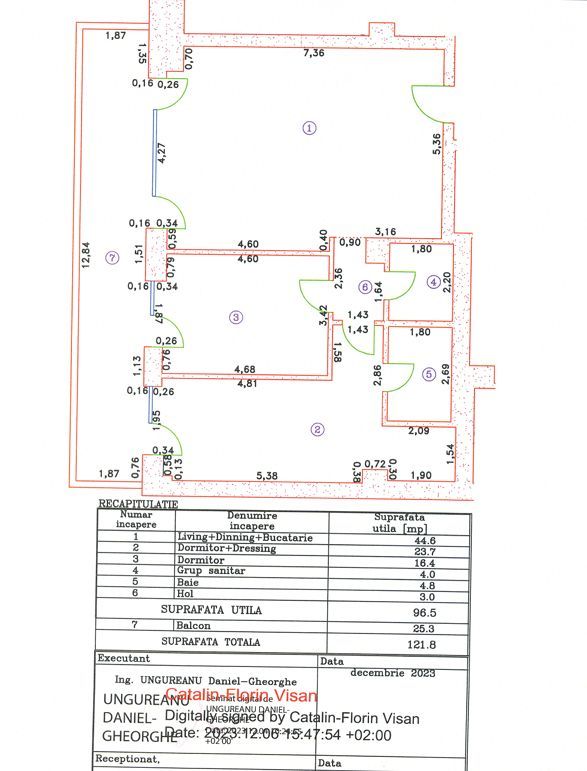 3 CAMERE || CORTINA 126 || EROUIANCU NICOLAE - Schiță 15