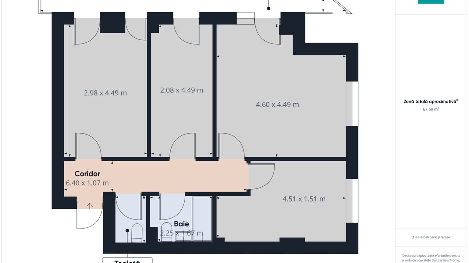 Apartament spațios de 3 camere decomandat în zona Theodor Pallady - Poză 8