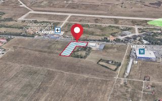 Teren de vanzare, zona Aeroport International Craiova, deschidere E574 - Poză 3