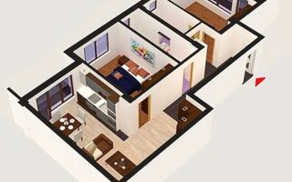 Apartament 3 camere 89200€ +TVA - Poză 3