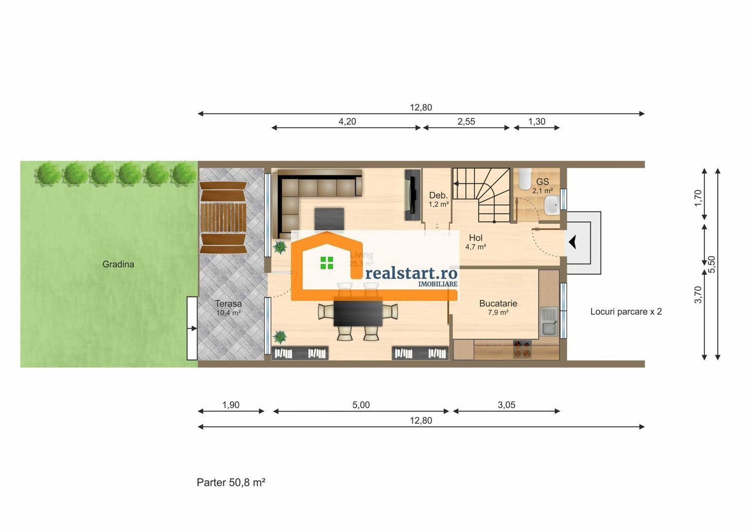 Parcul Teilor, Complex securizat, Vila insiruita, 2 loc parcare, curte, pivnita - Poză 30