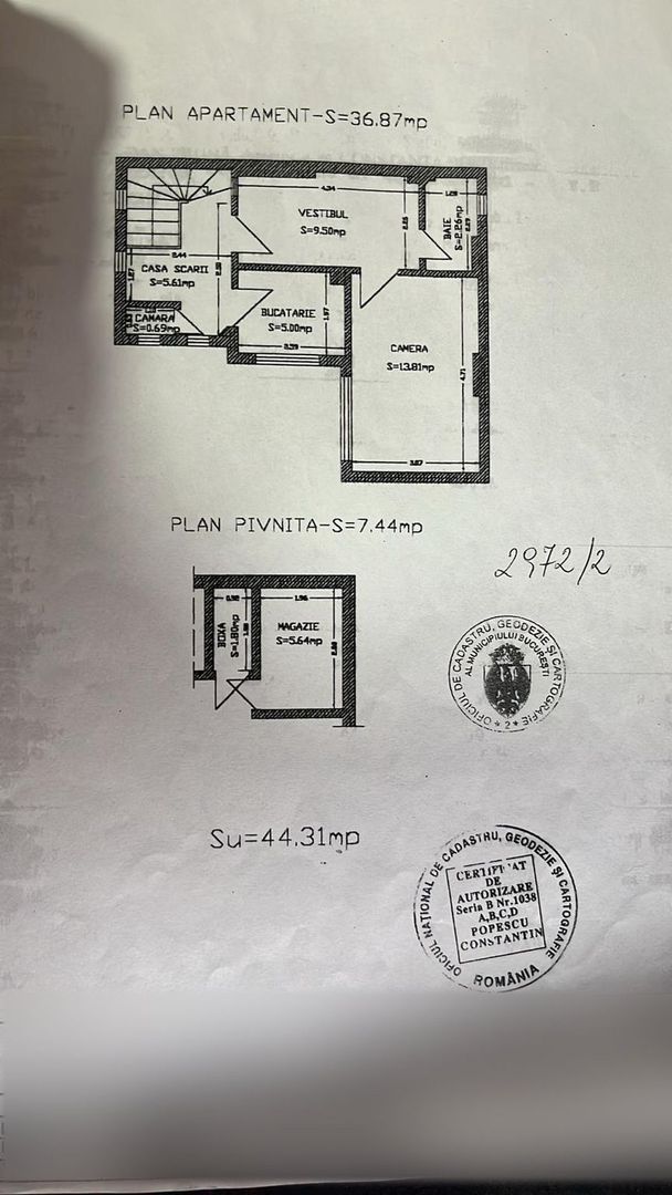 Apartament 3 camere în vilă P+1,  curte Inacului - Poză 15