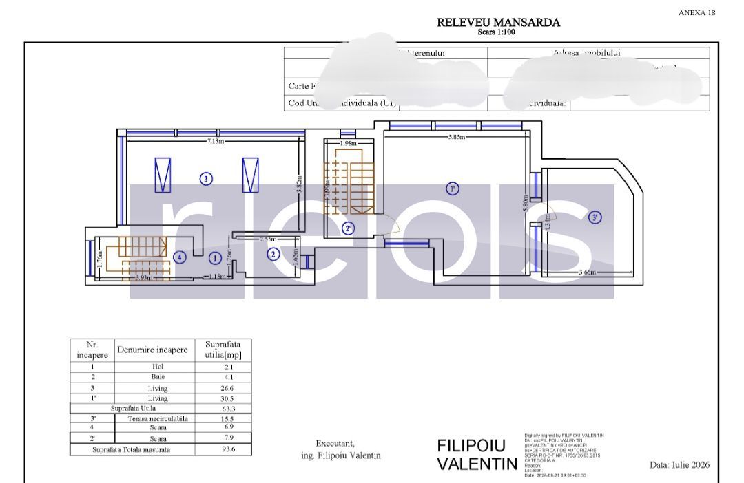 INCHIRERE VILA SPATIU COMERCIAL BIROU CLINICA TITULESCU BANU MANTA 600MP 8 CAMER - Poză 9