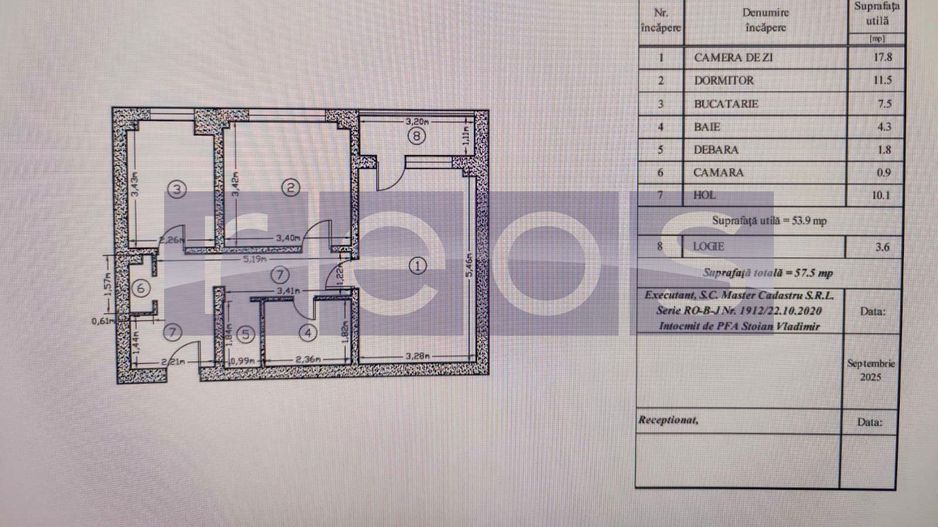 VANZARE APARTAMENT 2 CAMERE CAMPIA LIBERTATII PIATA MUNCII 57.5MP DECOMANDAT - Poză 14