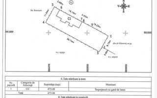 Teren 480 cu casa de 3 camere demolabila ( sau renovabila) sector 1 - Poză 7
