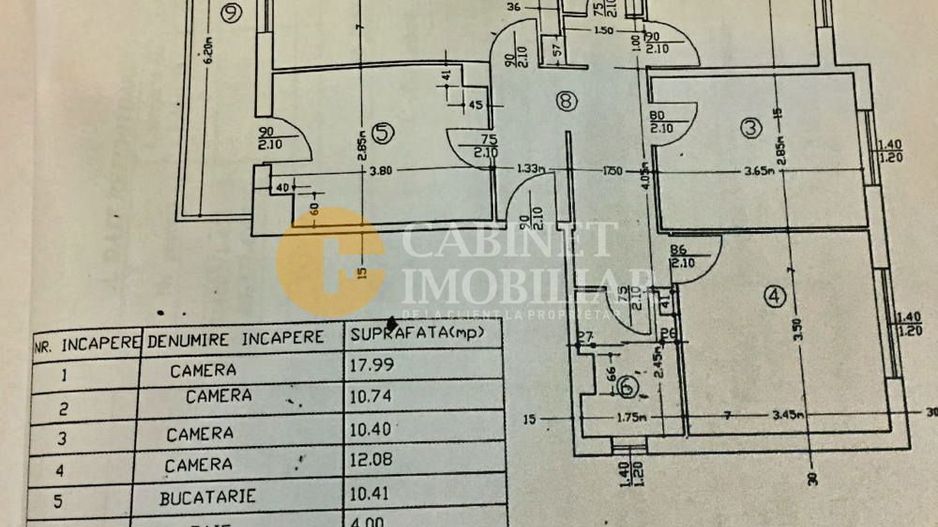 Apartament 4 Camere 2 Bai Decomandat 88Mp Parter Inalt - Poză 5