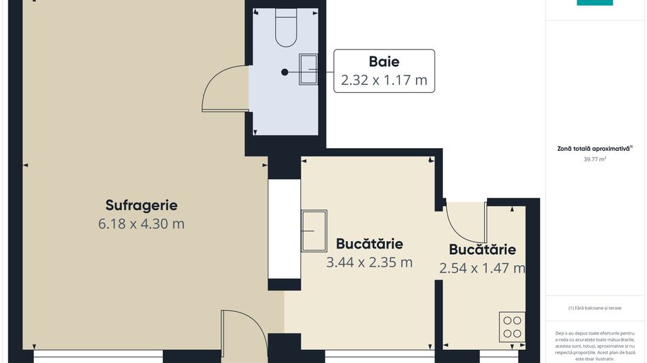 Proprietate multifuncțională centrală 1000 mp - Poză 53