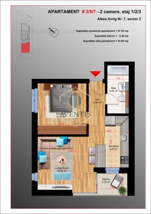 2 camere in bloc nou tip boutique, finisaje premium, la 5 minute de Metrou Obor - Poză 5
