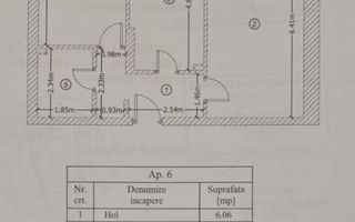 Metrou Berceni -Biruintei 2 camere 64mp plus curte 100mp - Schiță 3
