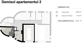Apartament Duplex Elegant cu Terasă Panoramică – Dealul Cetății, Brașov - Schiță 21
